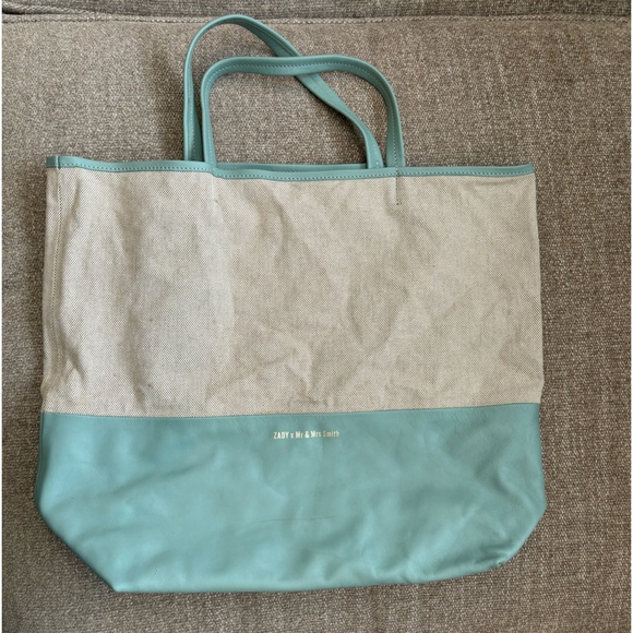 ✨ALICE D Relax Hampton Made in Italy Canvas & Leather Tote - Picture 8 of 14